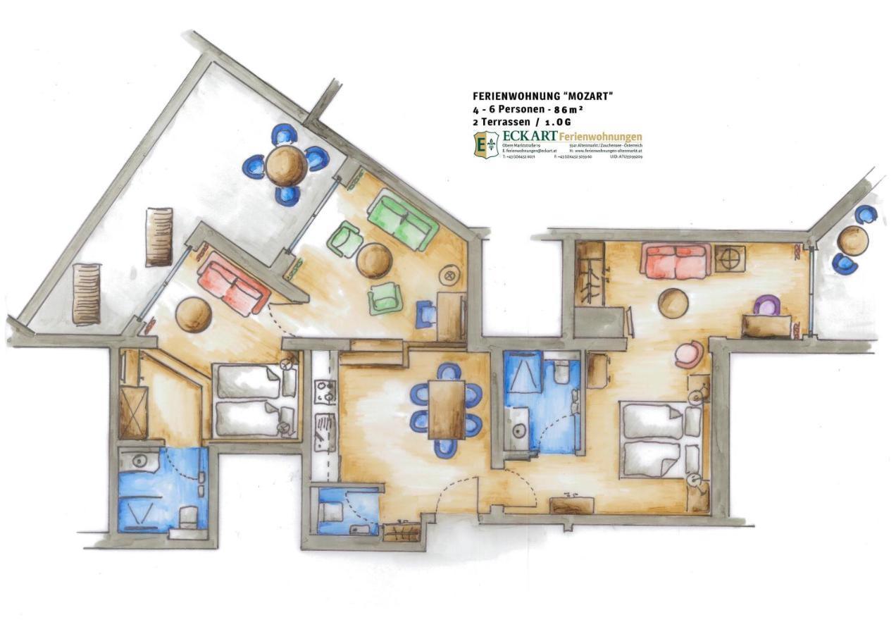 Apartmán Haus Barbarahof Altenmarkt im Pongau Exteriér fotografie