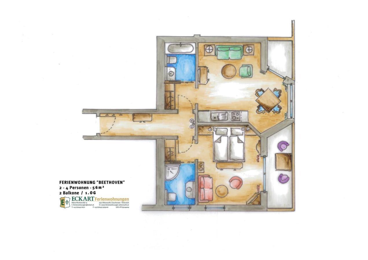 Apartmán Haus Barbarahof Altenmarkt im Pongau Exteriér fotografie